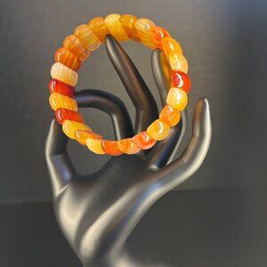 Polished Stone translucent bracelet